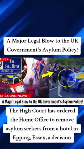 A Major Legal Blow to the UK Government's Asylum Policy! MA01 #UKNews #AsylumSeekers #LegalBattle #RiseUp #changestartswithyou 