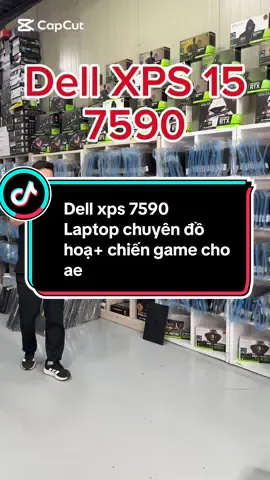 #CapCut #DellXps15 7590 dong laptop chuyên đồ hoạ, chiên game vs câu hinh khủng ( i9-9th/ Ram 32gb/ ssd 1T/ vga gtx 1650-4gb/ 15.6in fhd gia 650kw) tặng phím cơ + chuột G102 cho ae #maytinhgiarekorea #lehieucomputer #laodonge9🇰🇷 