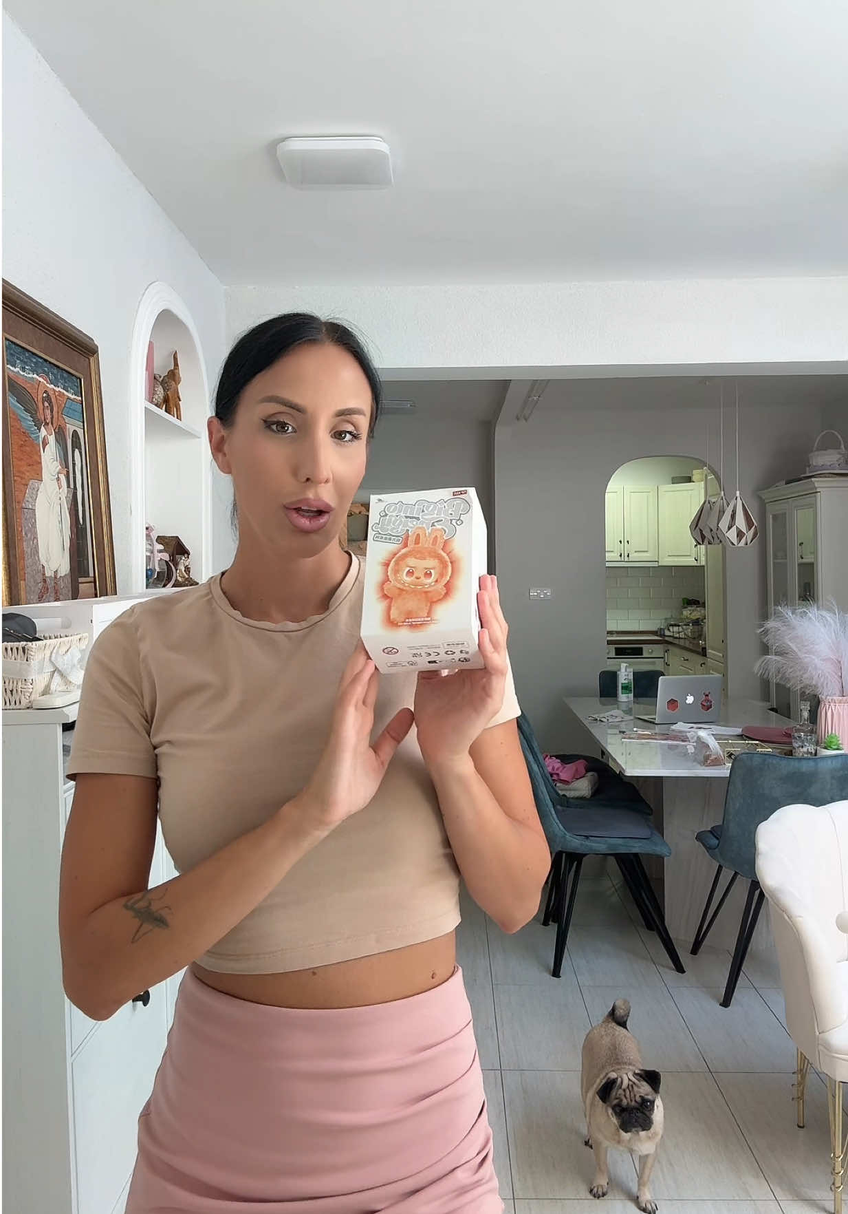 Labubu unboxing 🌸 #zatebe #fyp #balkan 