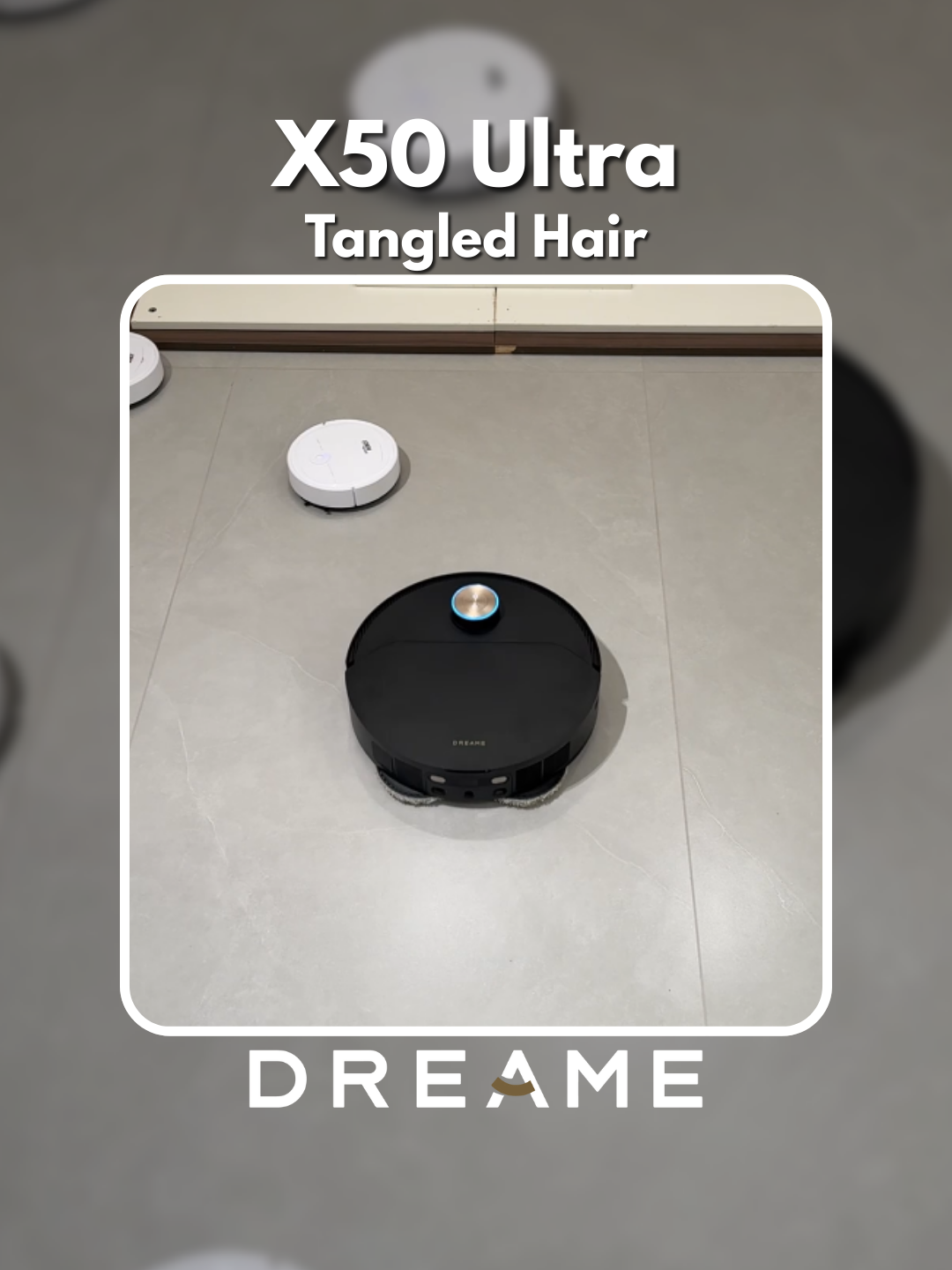 Rumah kamu masih banyak rambut rontok?  yang ini gak akan buat rumah kamu ada rambut rontok lagi, karna #X50Ultra sudah dengan fitur yang dapat menangani rambut rontok.. #dreameindonesia #X50Ultra #easycleaning #sale #robotvacuum #clean