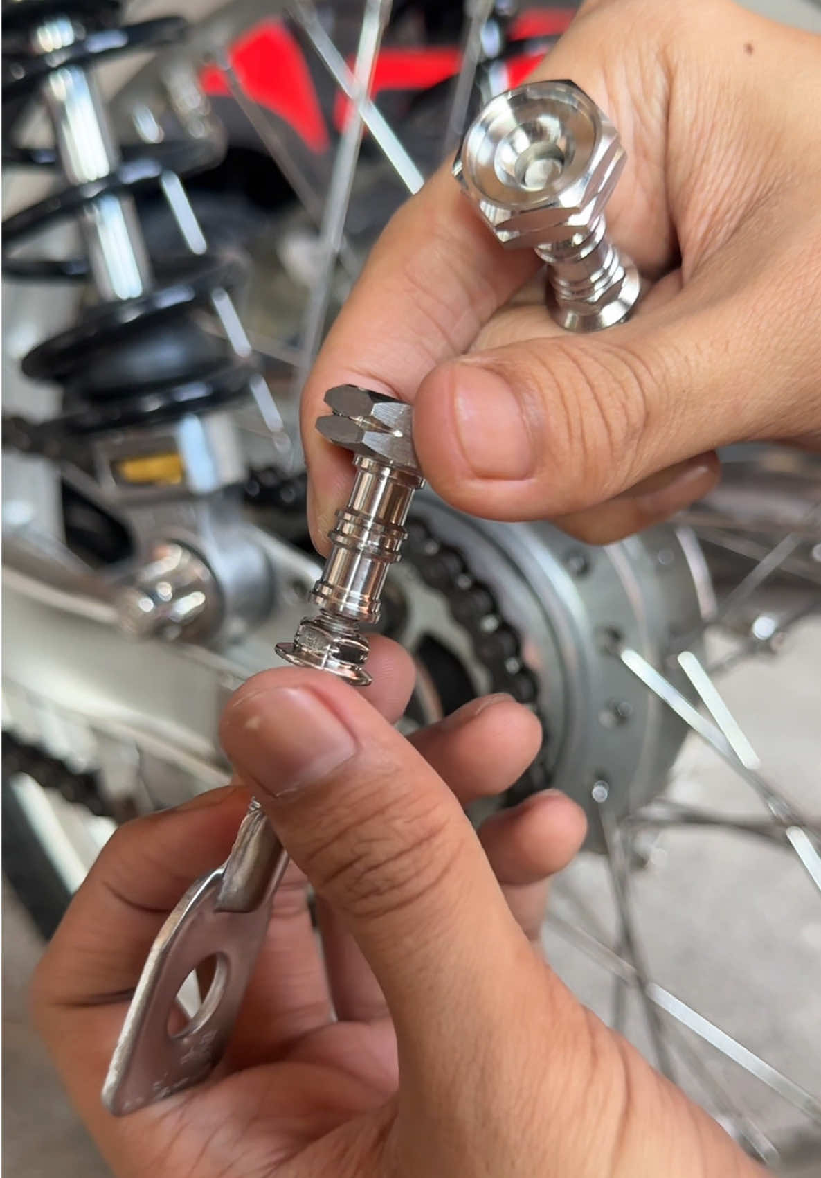 โครตเท่ โครตตึง โครตอันตราย✅✨#ชุดตั้งหางปลาเลสเวฟ #ตัวตั้งหางปลา #น๊อตเลส #น๊อตหางปลาเลส #งานเฮงสรู 