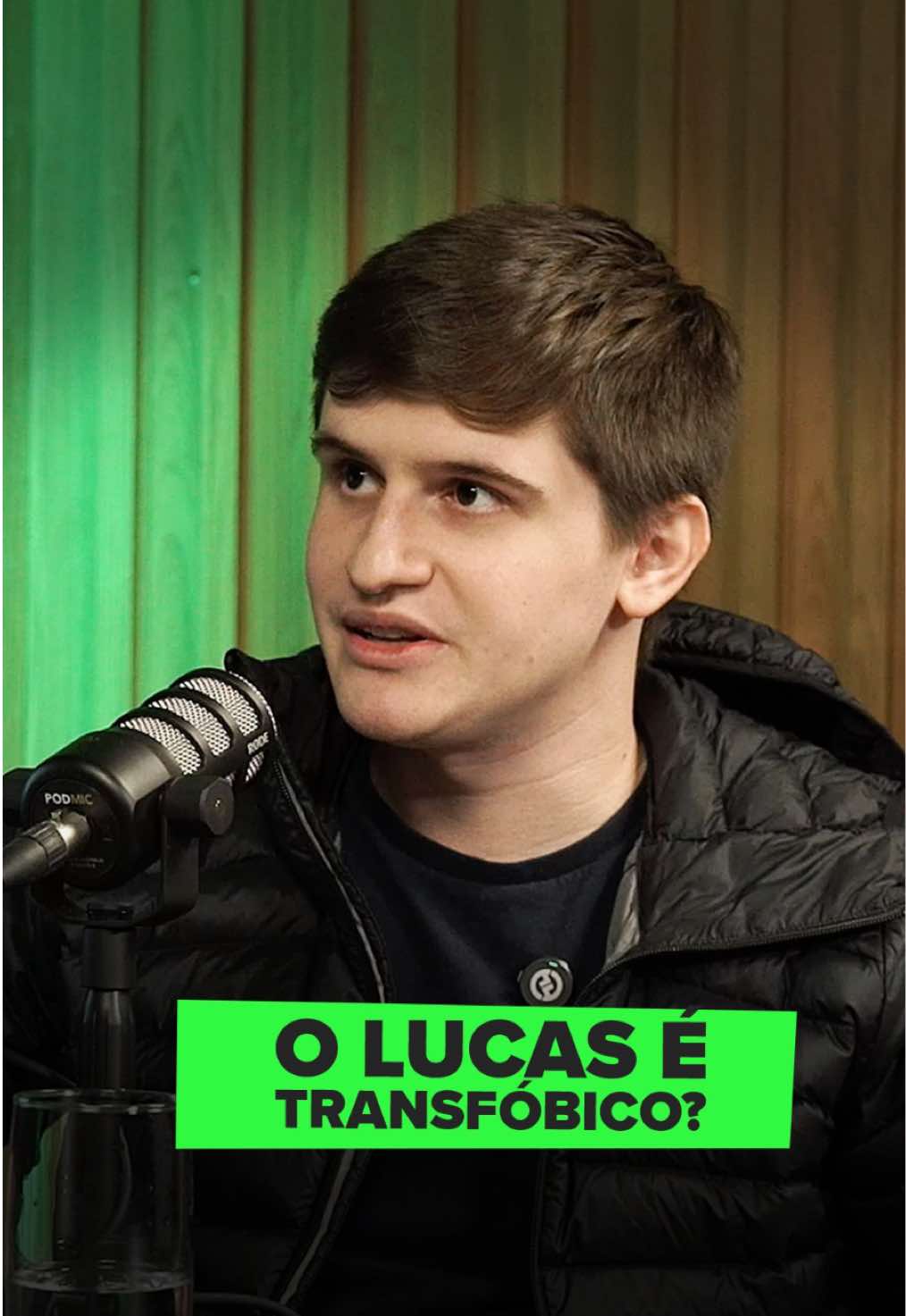Pergunta direta: “Lucas é transfóbico?” Assunto espinhoso, resposta sem filtro. 🎙 Episódio completo HOJE, às 10h, no YouTube e Spotify.