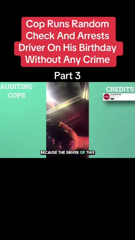 Cop Runs Random Check And Arrests Driver On His Birthday Without Any Crime #tiktok #trending #fyp #foryou #fypシ         