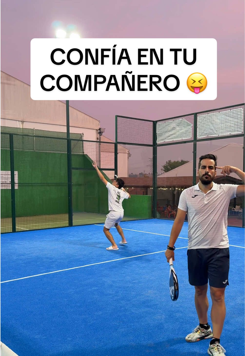 Dicen que hay que confiar … 😝🎾 ##padel##humor##padelvideos##padeltime##padeltennis