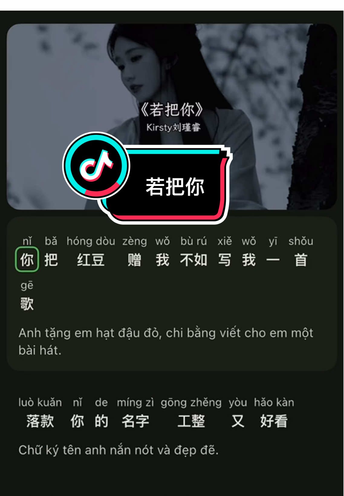 Suuy//  #若把你 🎧🎵 #nhactrung  #chinasong  #lovesong #chinesemusic luyennghetiengtrung🌱 learningchinese🌱学中文🌱hoctiengtrung🌱 hoctiengtrungonline🌱nochill95🍂