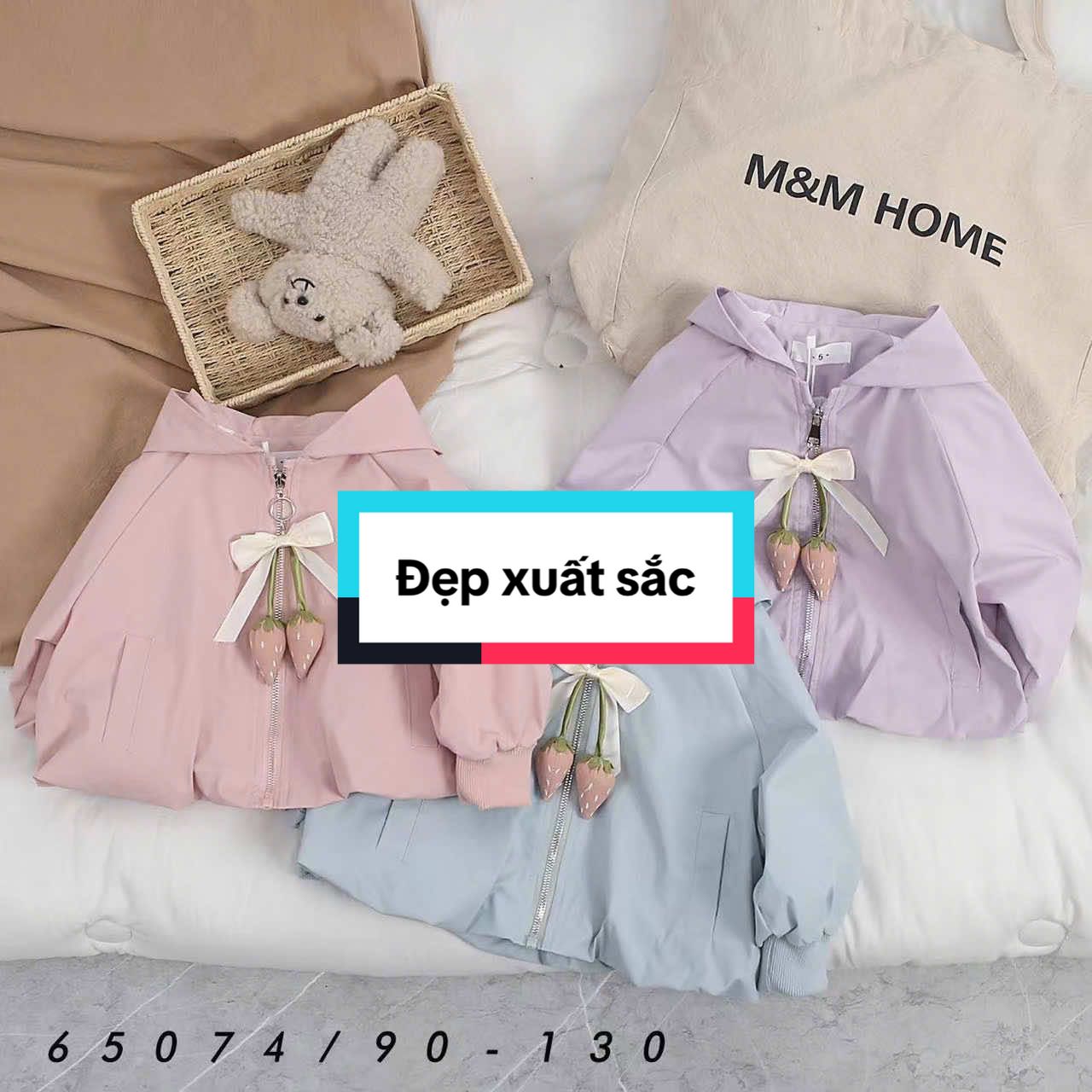 Áo khoác bí dáng xoè cho bé gái Áo khoác thu đông cho bé#jenkids #jennystore #aokhoacchobe #aogiochobe #tiktokshop 