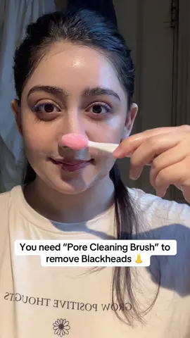 Pore Cleaning Brush to remove blackheads !  #blackheads #skincare #foryou #viralvideo #trendingnow 