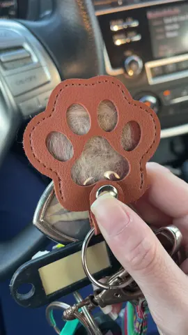I got sent this free sample from #tiktokshop! Super cute paw keychain that you can put your pet’s fur in!  #tiktokshopaffiliate #tiktokshopfinds #veterinary #cute 