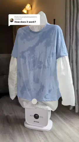 Replying to @purplewhooptickle Why spend precious time standing at an ironing board when Aironox exists??? 🤔⏳ #aironox #timesaver #LifeHack #ironing 