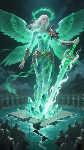 Female archangel leader#angel #Legion #archangel #Seraph #aigenerated 