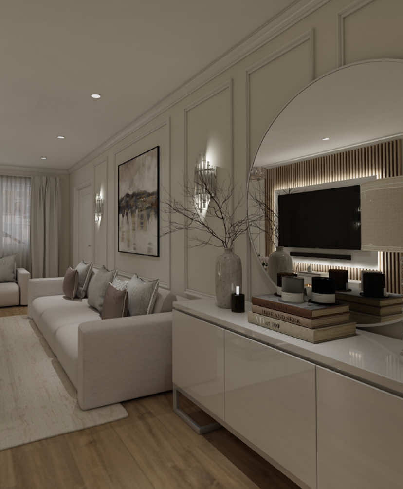 ✨From vision to reality ✨ Here’s a recent transformation, from concept to completion. The space is exactly how the client envisioned!  Ready to transform your own space? Email rahimainteriors@gmail.com to book your design project! #beforeafter #homedecor #interiordesign #hometransformation #homeimprovement 