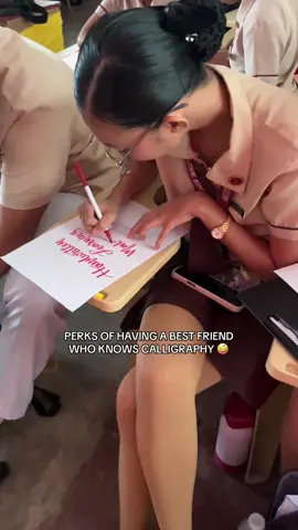 she offered to make our cover page for our MedSurg written assignment hihi loveusm piyangooot @sowfiyahhhhh 😝❤️