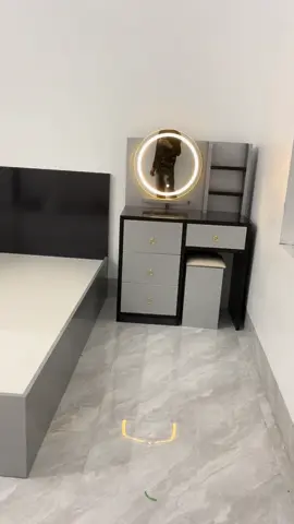 Combo Giường Tủ + Bàn Trang Điểm Mã màu ghi xám #tunhuacaocap #combophongcuoi #phongcuoidep #xuhuongtiktok 