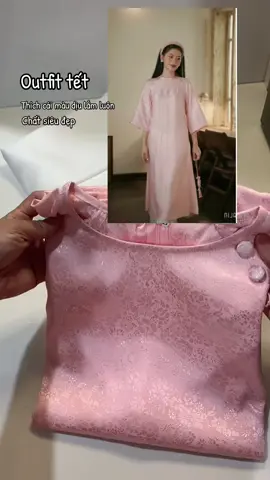 Chất mềm mịn đẹp bất ngờ luôn#aodaitet #outfittet #aodaivietnam #thinhhanhtiktok 