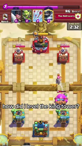monk🤝king tower#foryou #foryoupage #clashroyale #monk #foryoupageofficial 