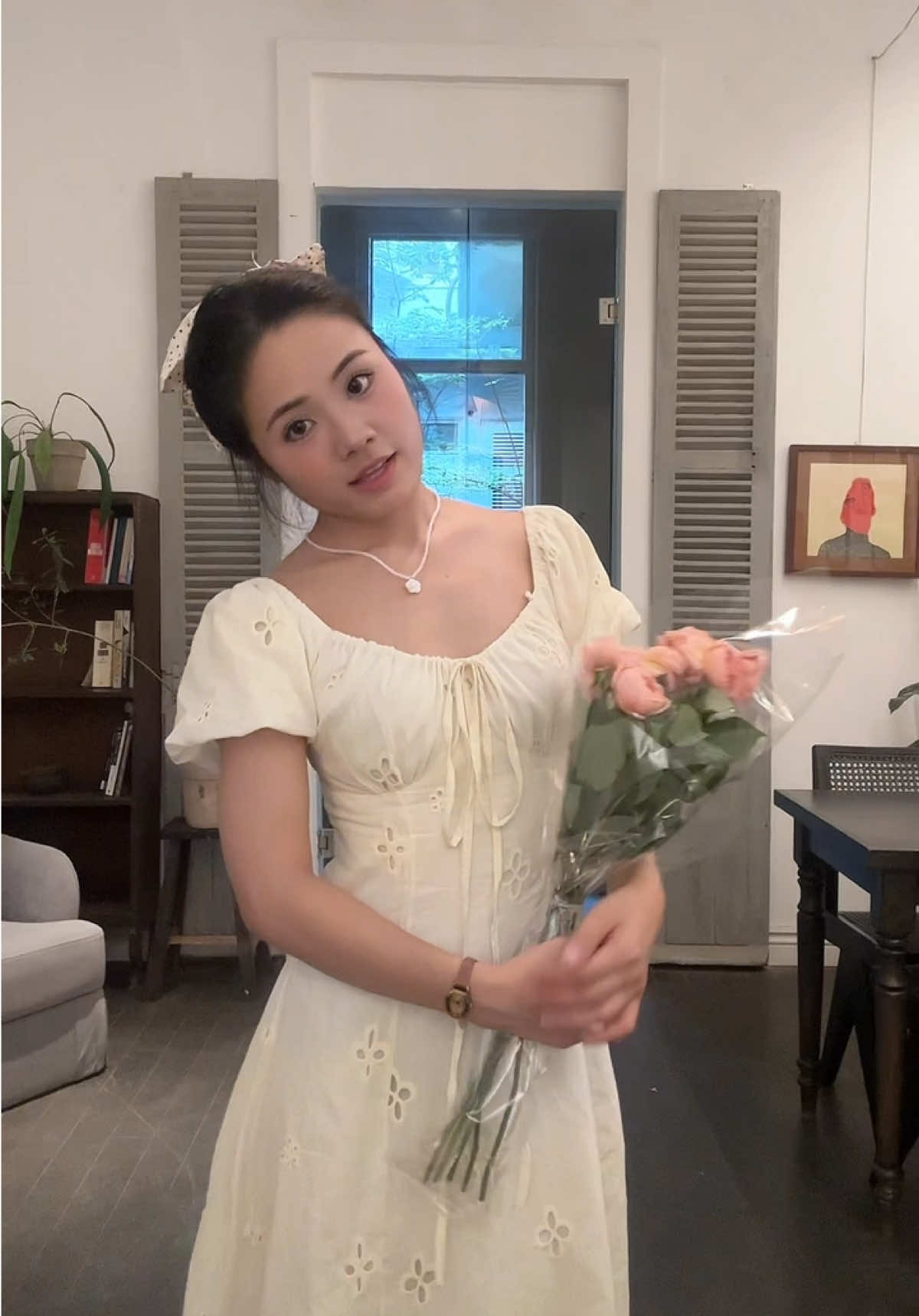 Mùa thu mặc váy dài là hợp lý nè #reviewlamdep #outfitideas #OOTD #fyp 