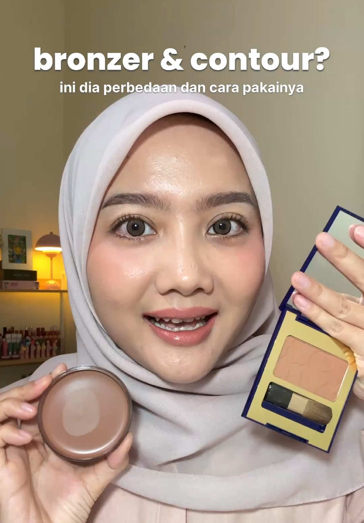 beda contour dan bronzer apa sih? disini aku kasih tau bedanya yaa, pakai all products @INEZ COSMETICS yaa💙✨ #INEZCosmetics #TheLegendKeepsGettingBetter #UniversalShadeBronzer