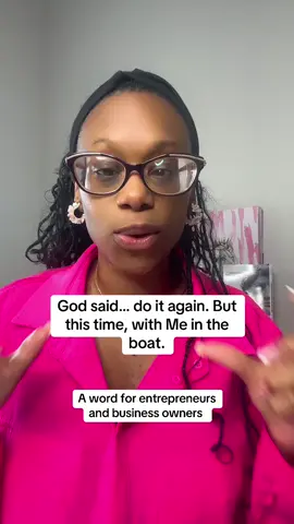 God said, “Do it again. But this time, with Me in the boat.” 🕊️ Peter fished all night and caught nothing — until he surrendered and obeyed Jesus. Then his nets overflowed. Your business breakthrough isn’t in hustling harder. It’s in intimacy, surrender, and obedience. ✨ This time, don’t quit. Do it again — but with God leading. #christianentrepreneur #powerandwealth #intimacywithgod #christianbusiness 