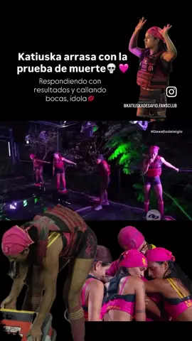 PRIMER CHALECO CHECK ✅  Katiuska lo volvió a hacer 🔥Terminó de primera en el desafío a muerte, demostrando que su lugar en la competencia se gana con esfuerzo, entrega y corazón. Que sigan hablando... ¡ella seguirá triunfando! 🩷🩷🩷 #fyp #viralvideostiktoks  #katiuskadesafio #caracoltv #desafiothebox #desafiosigloxxi #katiuska
