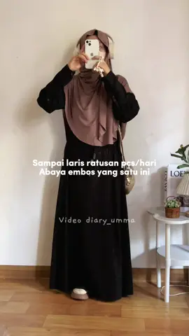 Cuma modal 100 ribuan udah dapet abaya secantik ini #abaya #abayastyle #abayahitam #pashminaoval 