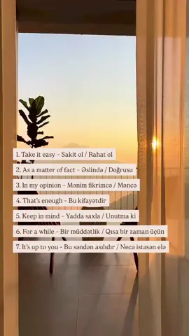 Sırf danışıq öyrədilir🗣 Yeni sözlər öyrədilir📑 Dinləmələr və filmlərlə, oyunlarla maraqlı şəkildə ingilis dili öyrədirik əlavə məlumat öyrənmək üçün yaza bilərsiniz✔️ online dərslər mövcuddur✅️ #english #idiom #englishlesson #online #teacher 