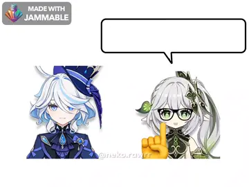 huh? - #furina #nahida #GenshinImpact #hoyoverse #jammable 