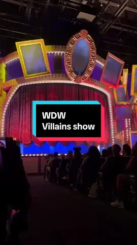 The new villians show- excellent break from the heat. For a little theater they do a great job. There are costume changes, great scene transitions for a stage show, drama, and a chance to see all your favorite villain’s on one stage. I would recommend it for a quick 20 minute rest break. #disney #travel #themepark #disneyworld #pov