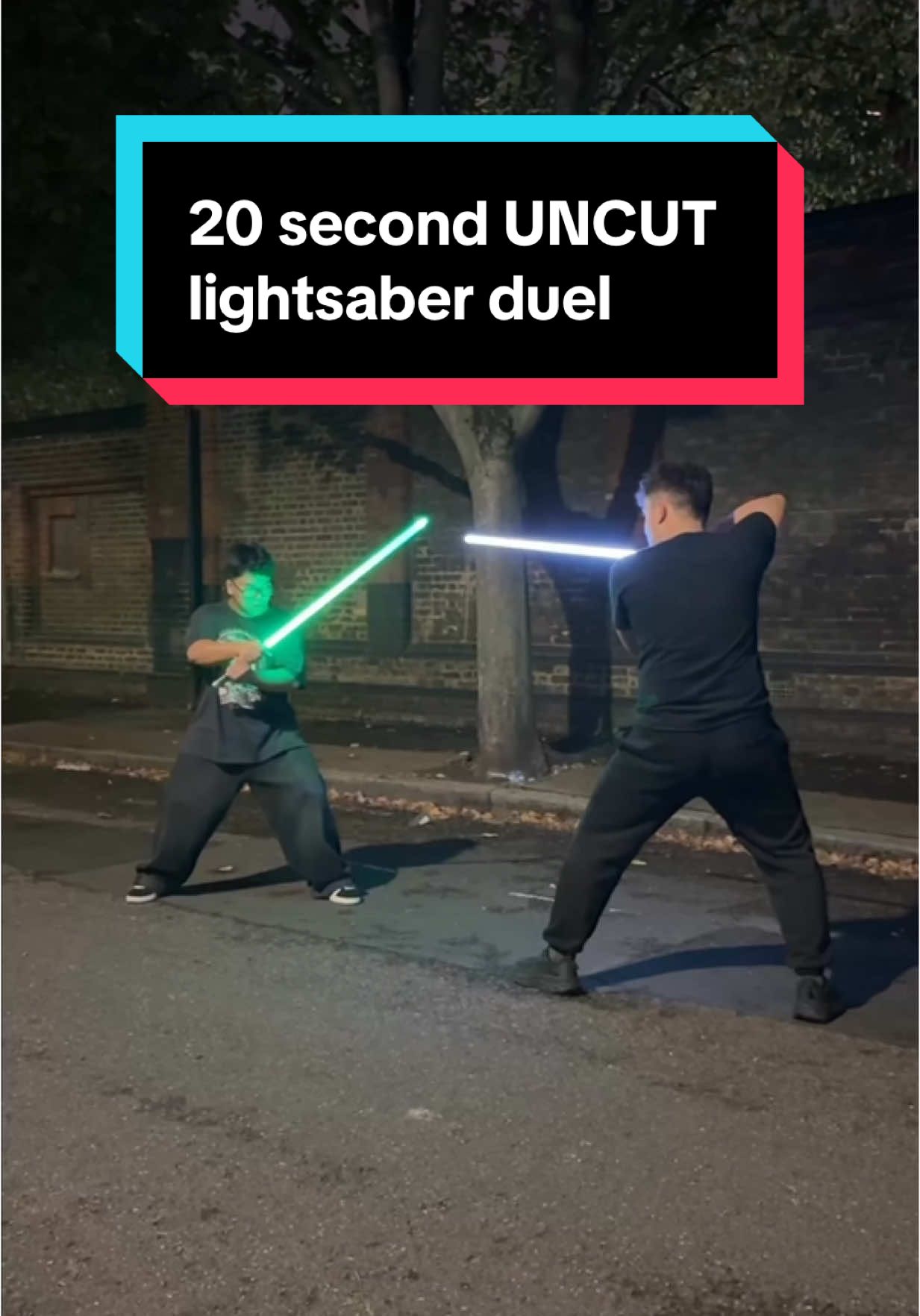 20 SECOND UNCUT LIGHTSABER DUEL 🔥 Use code ‘BRANDON10’ to get 7% discount off ANY saber by @N sabers 🙌🏼 Using the ‘Ahsoka SE’ baselit sabers by NSabers 🙏🏼 #starwars #starwarsfan #starwarsnerd #starwarsmemes #jedi #sith #lightsaber #lightsaberduel #cgi #vfx #notreal #fake #stunts #props  Music: Yoshimi Kudo - Old Warriors !! I AM FOLLOWING ALL COMMUNITY GUIDELINES !! PERFORMED BY PROFESSIONALS !! FAKE WEAPONS !!