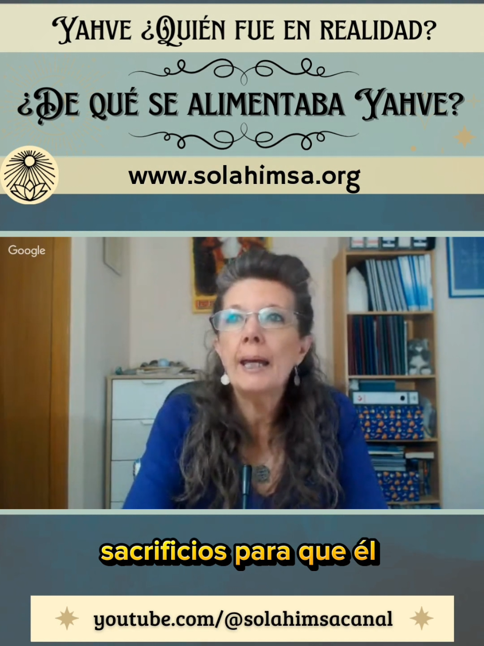 #yahve #sacrificio #solahimsa #escuelasolahimsa 