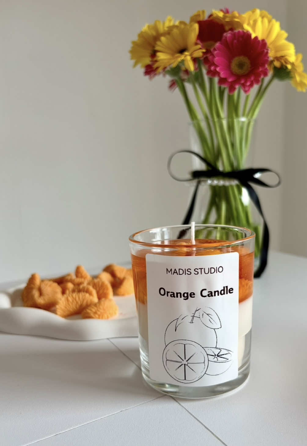 Orange candle 🍊 #candle #candles #candlemaking #candletok #DIY #tik_tok #videoviral #viralditiktok #viralvideos #fyp #fürdich  #orange 