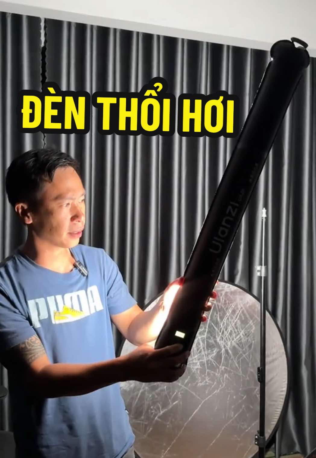 Đèn quay phim, chụp ảnh livestream cơ động , thổi hơi #ulanzi ua20 #anhthodung 