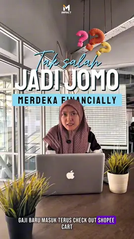 Muda sekarang memang suka reward diri. Tapi kalau hari-hari, itu dah bukan reward, itu life style yang bahaya! Ingat, JOMO bukan tak boleh enjoy. Tapi enjoy dengan cara yang tak bunuh masa depan kewangan kita. Itu baru merdeka sebenar! #jomo #fyp