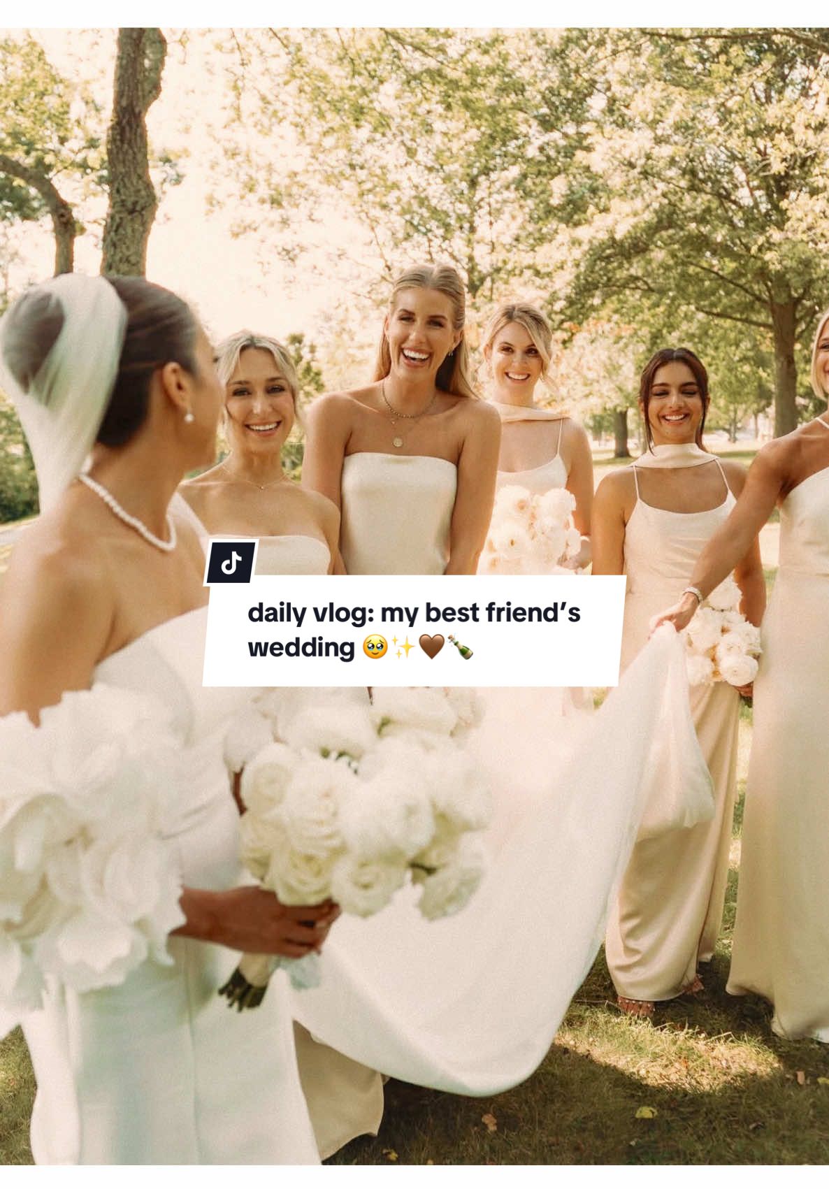 the most special day celebrating my best friend marrying her best friend 🥹🤎 extremely grateful and honored to stand by her side 😭 also imagine telling 18 year old Steph and Ash that we’d be doing this together I literally am crying as I think about it 🥲🫶🏼 #dailyvlog #dayinmylife #weddingday #springlake #wedding 