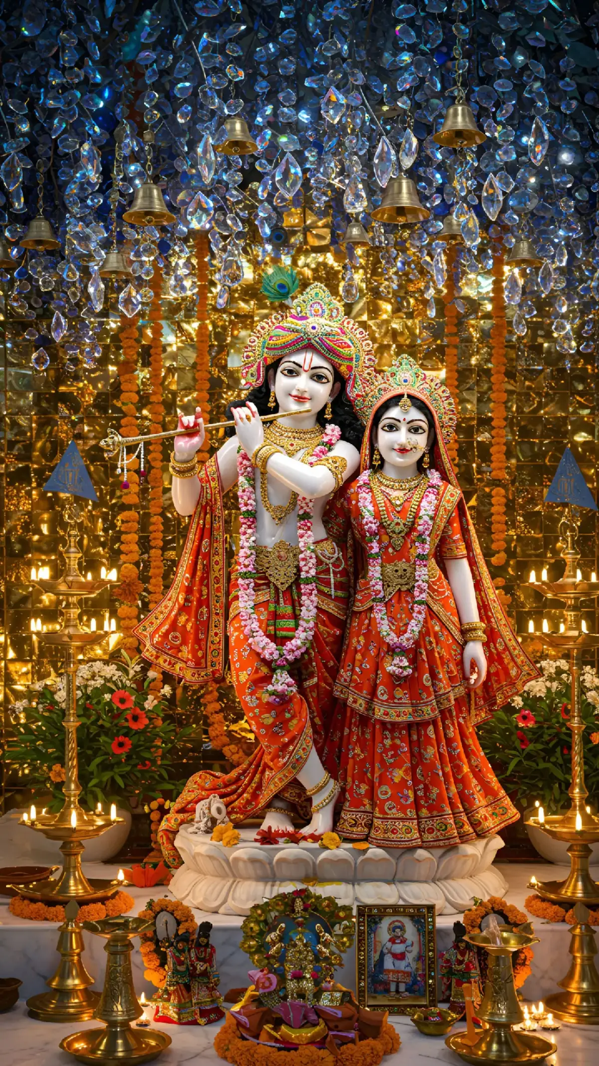 Hd Quality Wallpapers Today's Best Photos ✨  जय श्री कृष्ण।🦚🪈🙏 #fyp #RadhaKrishna #krsna_priye_creation #Nepalitiktok #creatorsearchinsights 