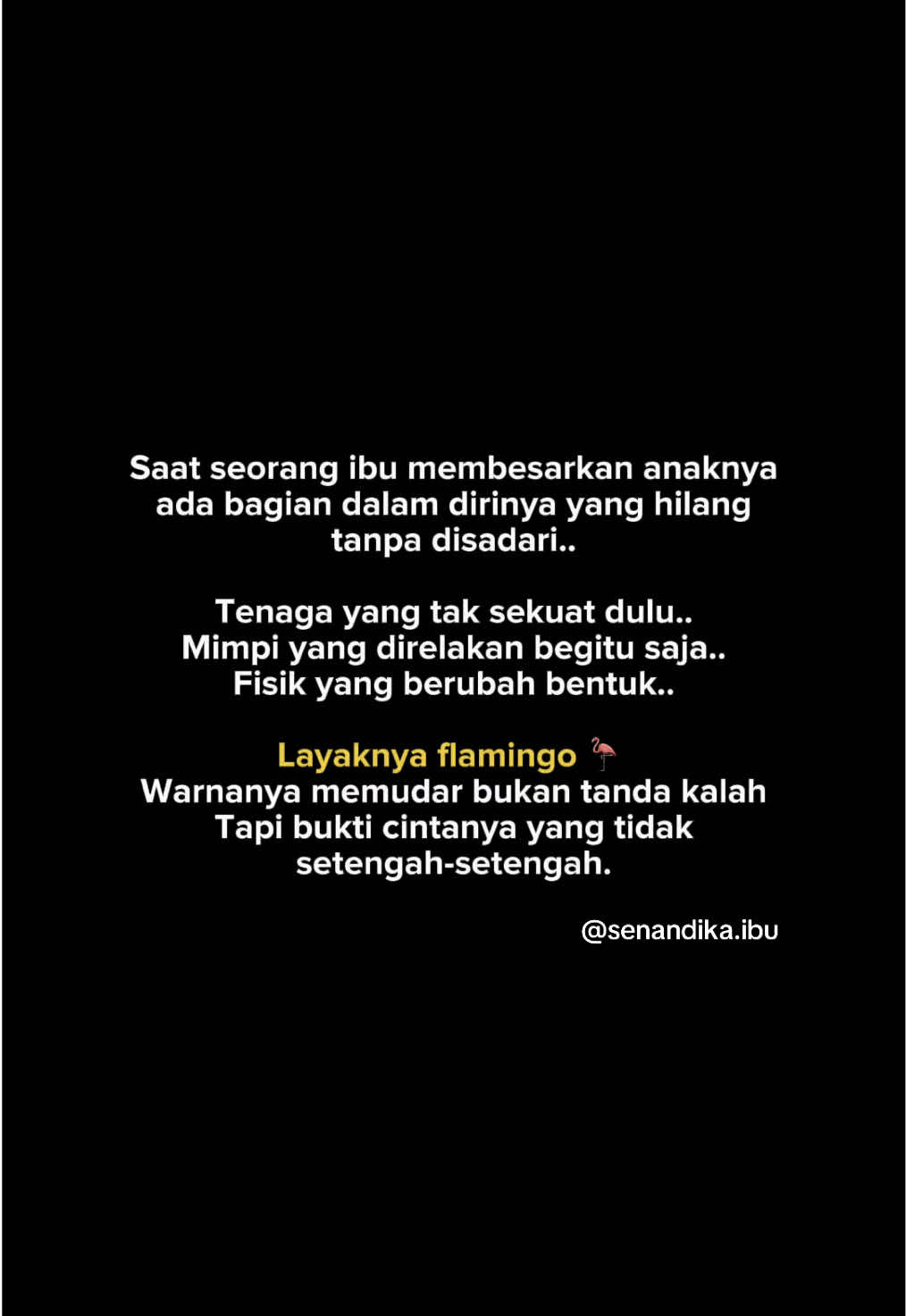Perjuangan ibu itu layaknya flamingo 🦩 #parenting #fyp #parentingtips #flamingo #ibuanak 