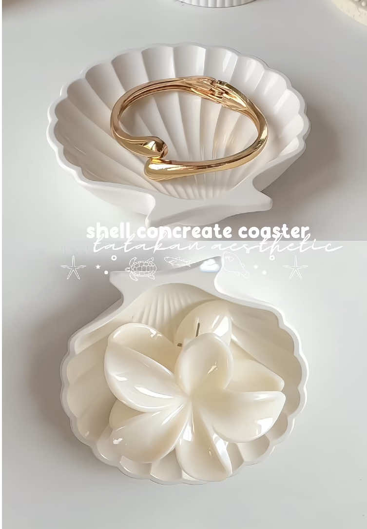 aaa so cutee cek keranjang kuning yaa🐚⛅️⚡️ #aesthetic #coaster #girlstuff #gelang #jepitanrambut 