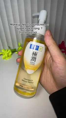 Bersihkan muka tanpa rasa kering, korang kena try ni tauu 😍 #cleansingoil #hadalabo