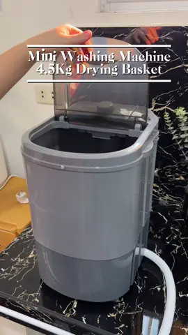 Mini Washing Machine 4.5kg with Drying Basket Blue Light Actibacterial #washingmachine #miniwashingmachine #portablewashingmachine #maimeite 