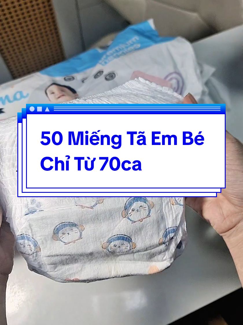 50 Miếng Tã Em Bé SaLaMa #tabimchobe #taquanchobe #bimquanchobe #xuhuong #thinhhanh 