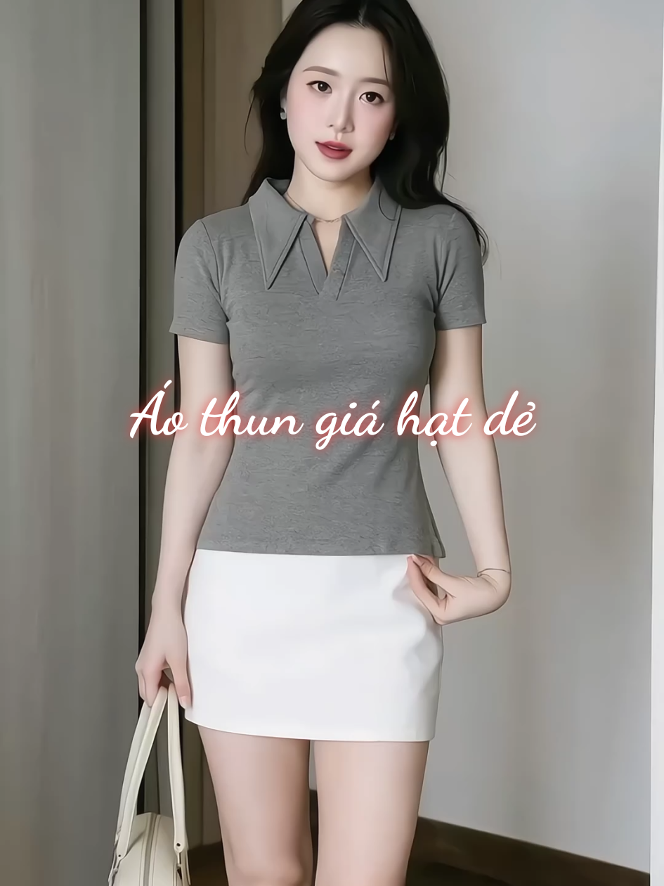 Mẫu áo thun dễ phối đồ #thoitrangnu #quanao #shopping #xuhuong #girls 