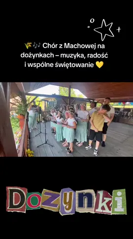 ✨🌾 Dożynki w Machowej 🌾✨ Nasz chór pięknie wyśpiewał ludowe melodie – wspólna radość, muzyka i tradycja w sercu naszej wsi 🎶💛 #muzyka #folkmusic #fyp  #choir #poland🇵🇱 