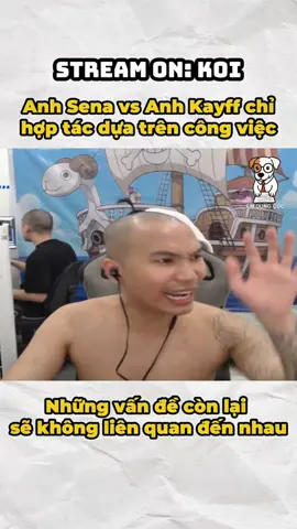 Anh Sena và anh Kayff chỉ hợp tác ở mặt công việc. Những vấn đề còn lại sẽ không liên quan đến nhau #sena #tusena #kayff #emdungcuc 