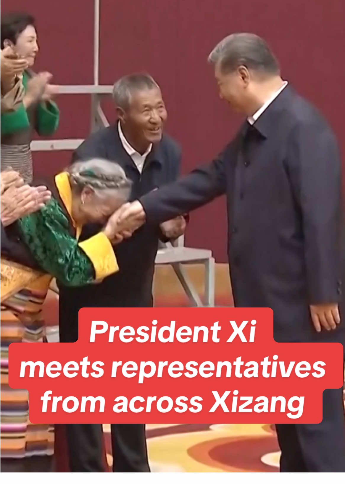#Chinese #President Xi Jinping on Wednesday afternoon met with representatives from all #ethnic groups and all walks of life in Xizang Autonomous Region. He extended sincere #greetings and heartfelt wishes to the people of all ethnic groups in the region. #wish 