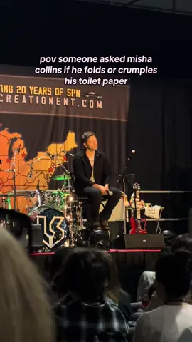 happy birthday to one of my favorite freak weirdos this is my favorite video i’ve ever taken of you @Misha Collins  - - #conventions #mishacollins #supernatural #castiel #spn 