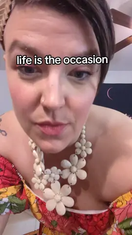 Life is the occasion, darling #overdressed #liveunapologetically #lifeistheoccasion #queerfashion #optimisticnihilism 