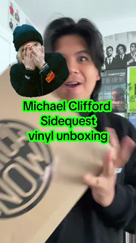 Thank you again @Hopeless Records and @Lootersradar really love the @Michael Clifford album #michaelclifford #vinyl #vinylunboxing #5sos #concerts 