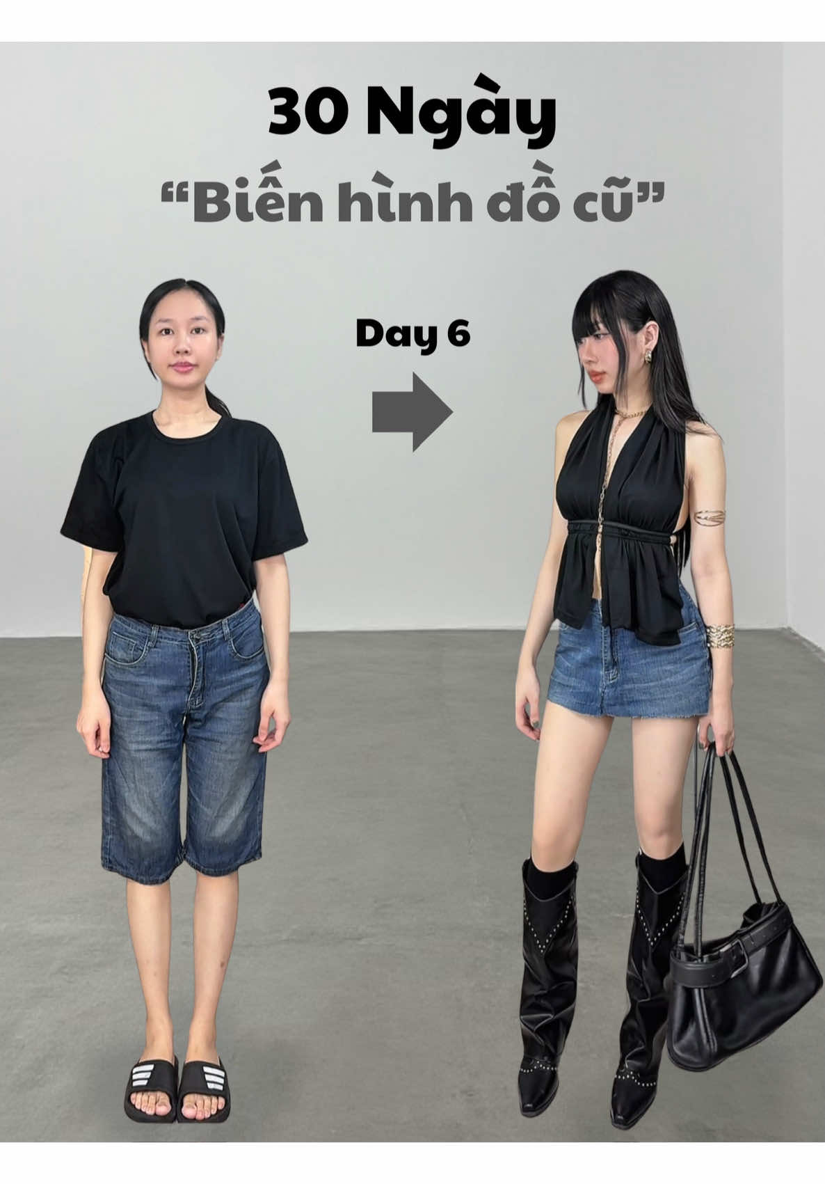 Ngày 6/30: Áo thun cũ của ck  1 lúc có thể mặc thành 4 kiểu khác nhau các bà có tin ko? Custom áo kiểu này KO CẦN MÁY MAY nhaaa #customclothing #thrift #outfitideas #outfitinspo #viral 
