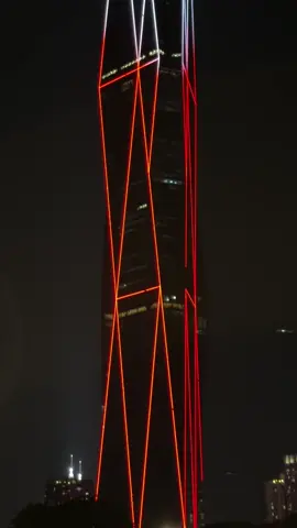 Merdeka 118 Tower At Night Is Pure Magic✨❤️#merdeka118tower #kltower #tower #malaysiatower #merdeka118view #fypシ゚ #fyppage #fypviral #fyppppppppppppppppppppppp #kl118tower 