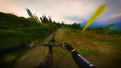 Schladmingg🔥🔥🔥 #povmtb #downhill #djiaction4 #freeridemtb #mtbslovenia @Red Bull Slovenia 