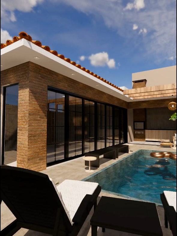 Gostou desse projeto e quer ver mais detalhes com medidas? Chama no WhatsApp 18 99734-3021 que encaminho o link do vídeo completo!!  #aedstudio #arquitetura #projetodecasa #tourvirtual #plantabaixa #projetodeinteriores 